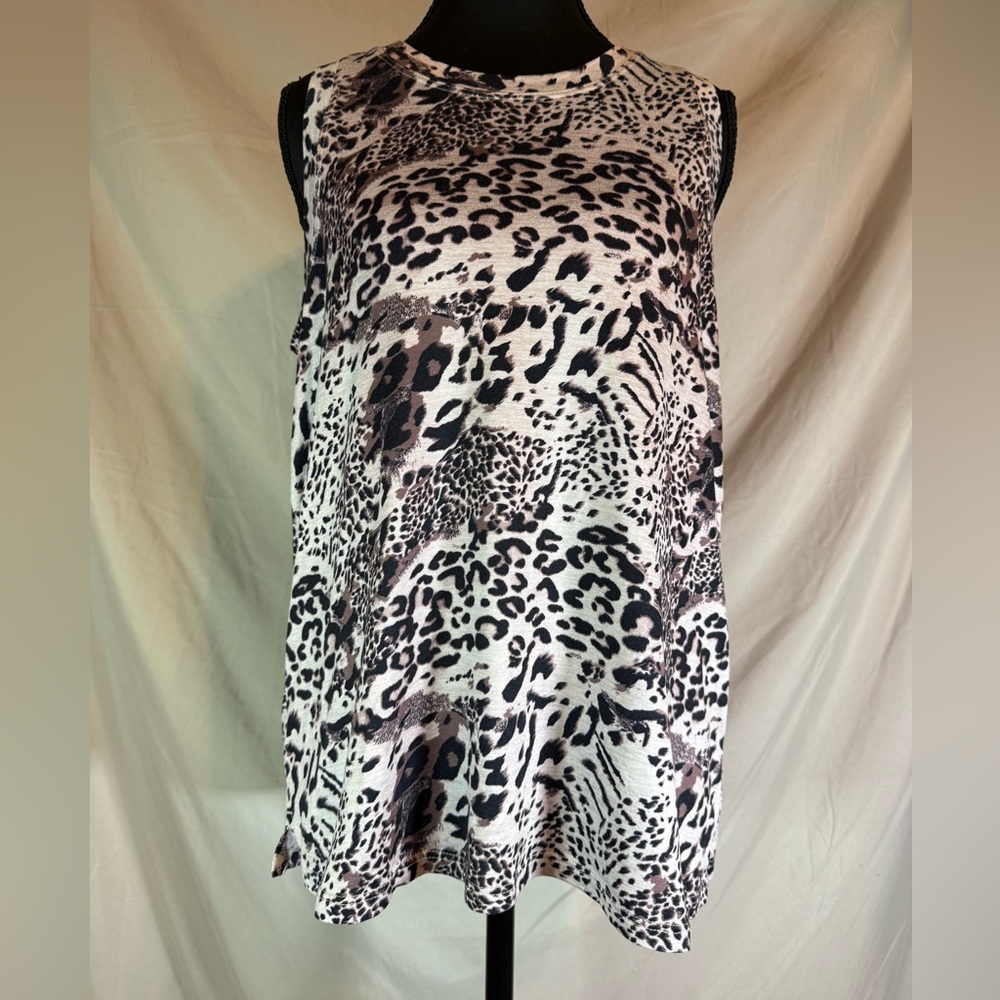 Kyodan Purple & Black Cheetah Print Tank Top 🐆💜✨